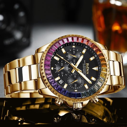 BIDEN Luxury Men's Quartz Watch