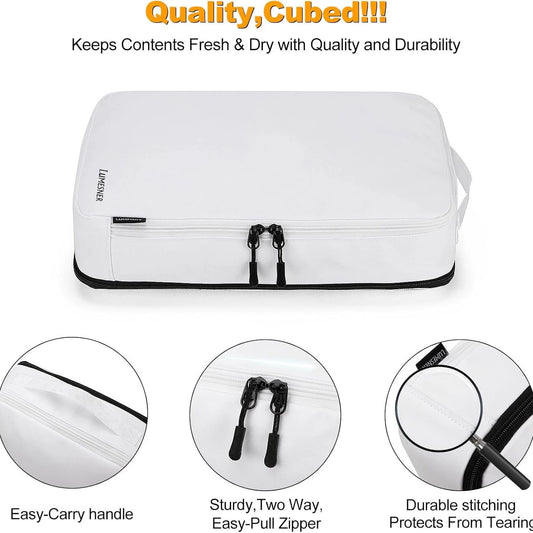 Lumesner Travel Storage Waterproof Packing Cubes