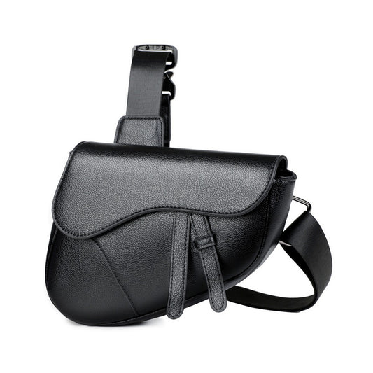 Chic Saddle Style Crossbody Bag