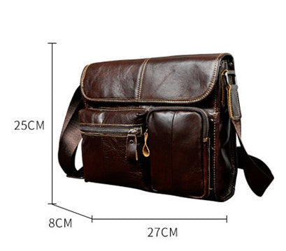 Leather Messenger Bag