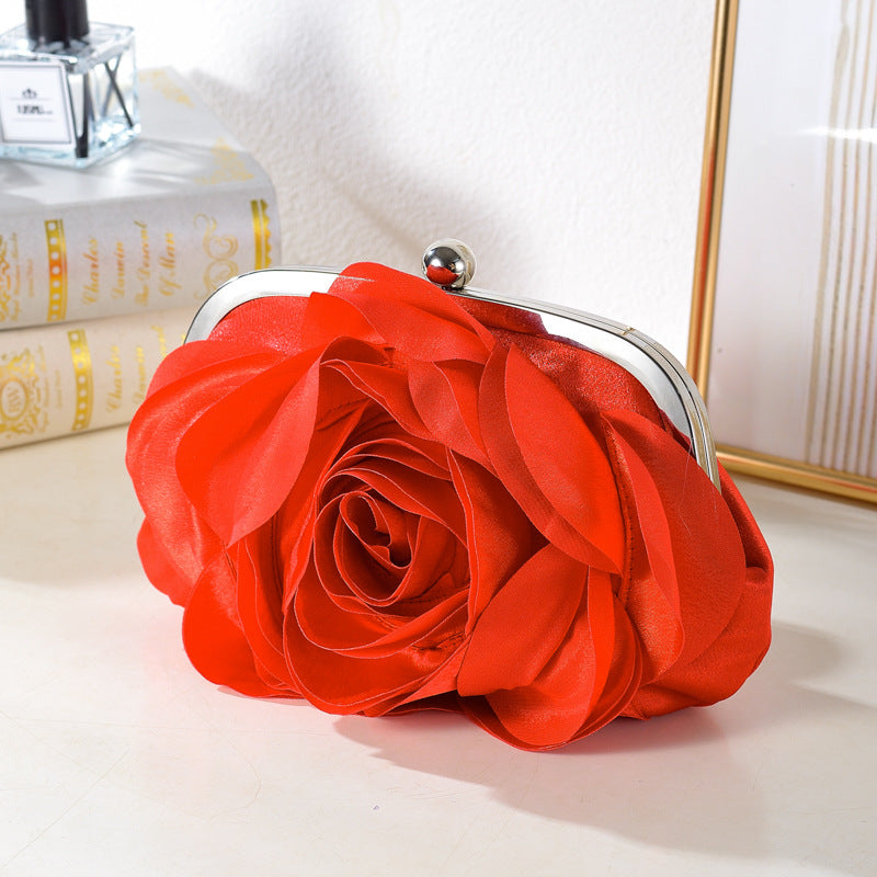 Valentine Rose Evening Clutch