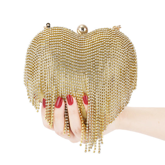 Diamond-Studded Dinner Clutch