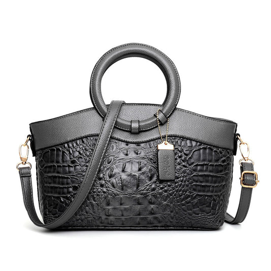 GYKAEO Luxury Designer Woman's Croc Handbag