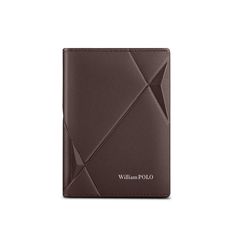 WilliamPOLO Men's Leather Card Wallet