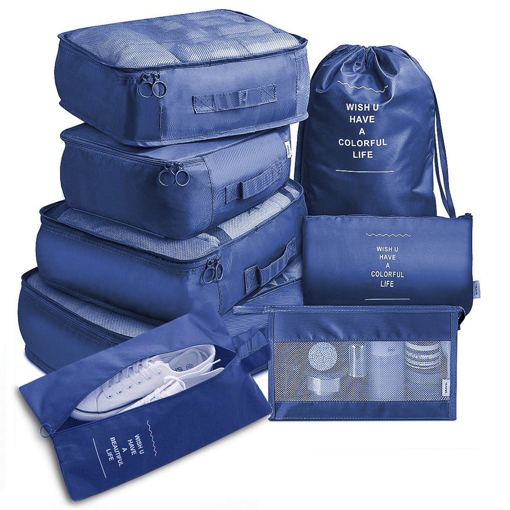8-piece Set Luggage Travel Storage Packing Cube Bag