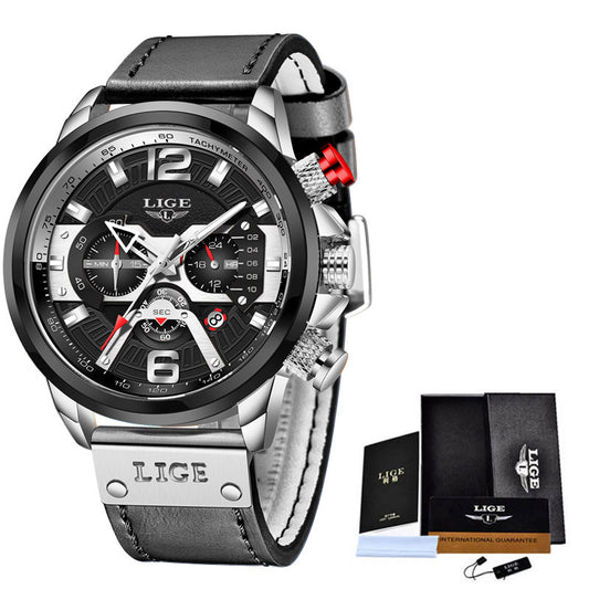 LIGE Men's Quartz Sports Watch