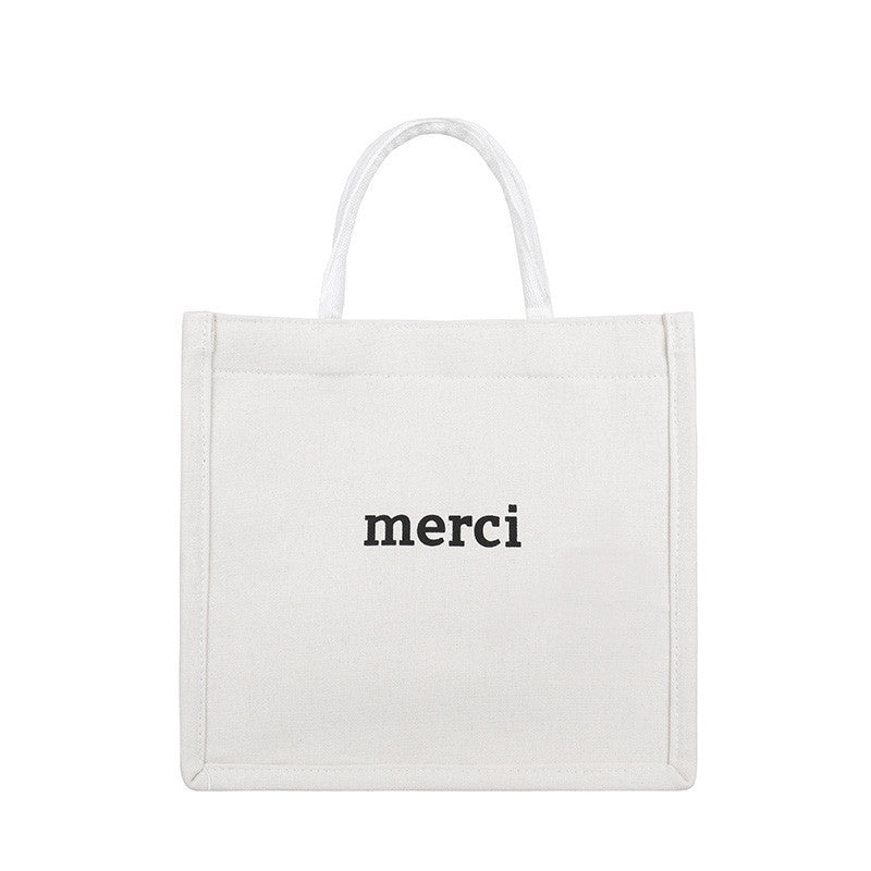 MERCI Fashionable Niche Design Tote Bag