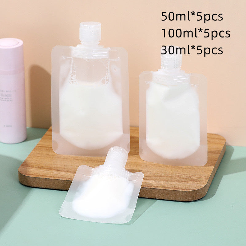 Transparent Travel Refillable Pouches