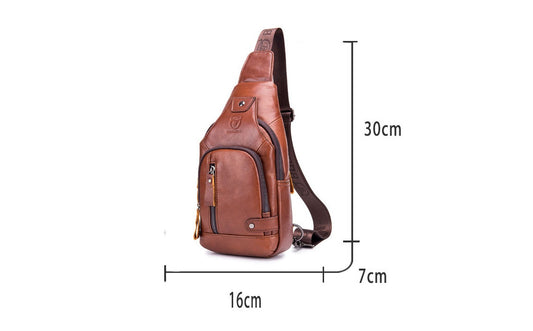 Casual Soft Leather Crossbody Bag