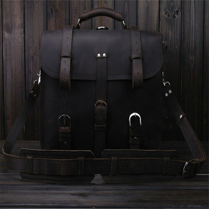 Elite Crazy Horse Series Genuine Leather Travel Bag