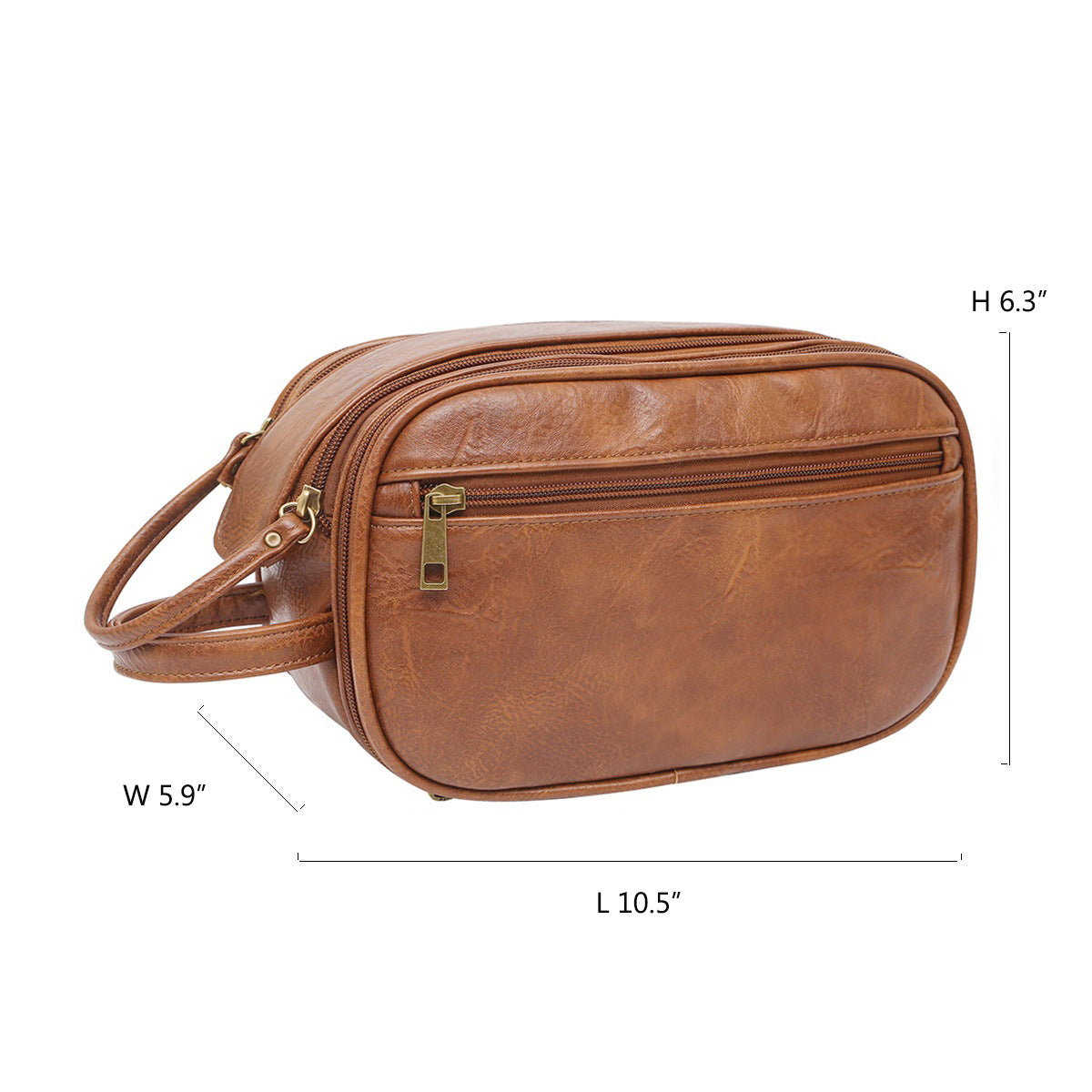 Men's Leather Toiletry Bag