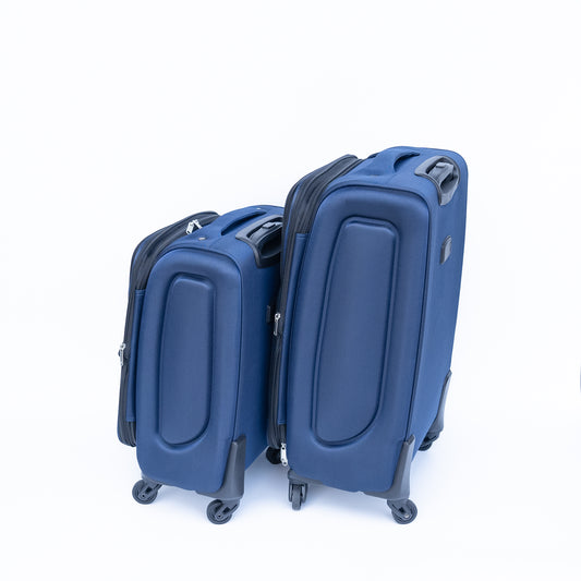 FLIGHT CREW ELITE BLUE 20" 24" Two-piece Suitcase Set Universal Wheel