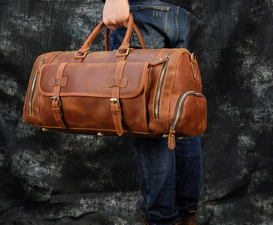 Crazy Horse Genuine Leather Duffle