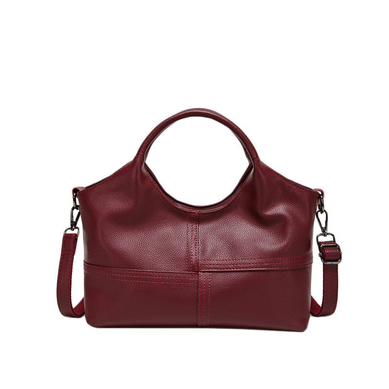 FIGLIA DELLA MADRE Large Capacity Advanced Texture Handbags