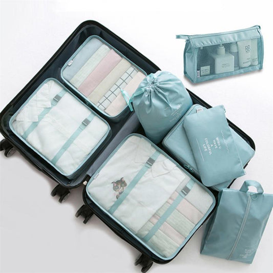 8-piece Set Luggage Travel Storage Packing Cube Bag