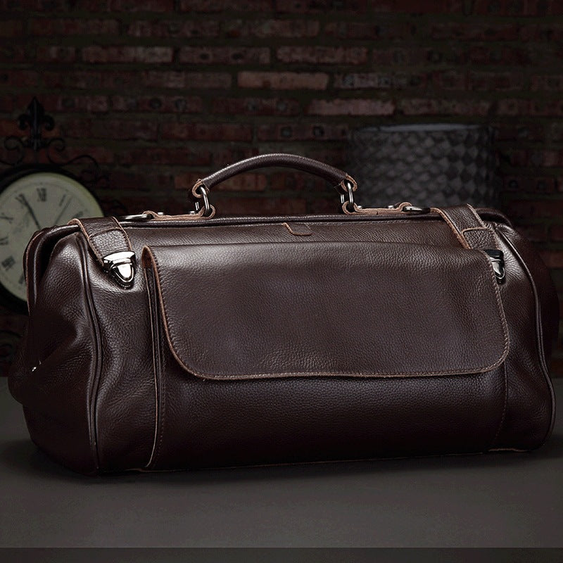 Genuine Leather Business Travel Bag