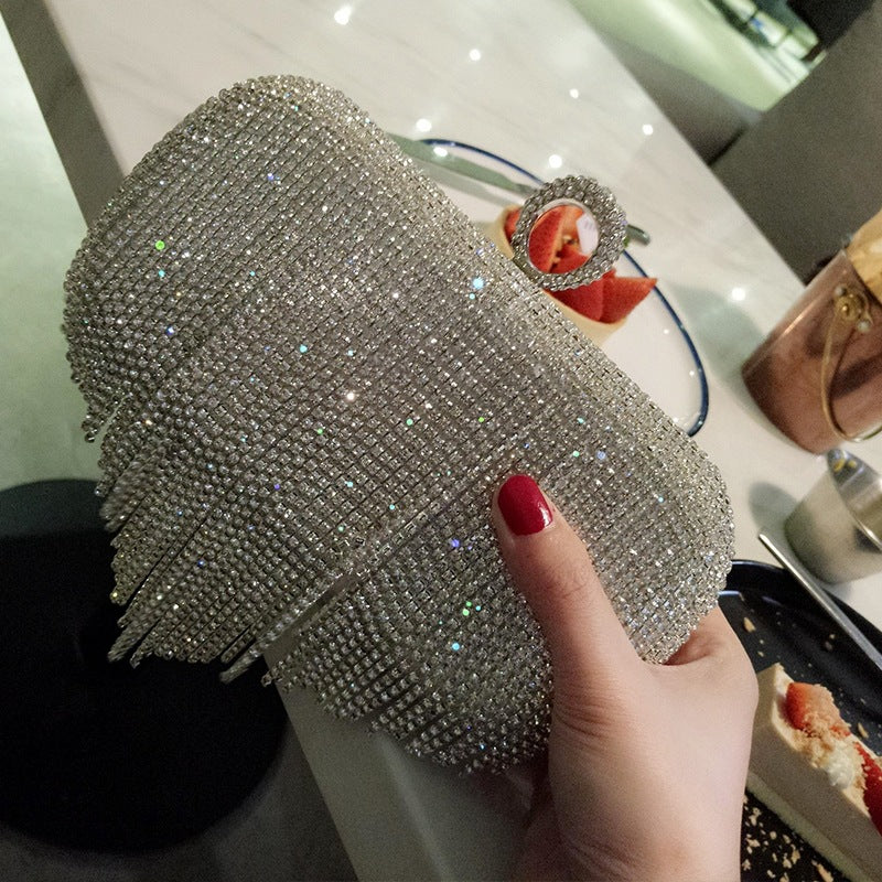 Diamond Ladies Ring Evening Bag