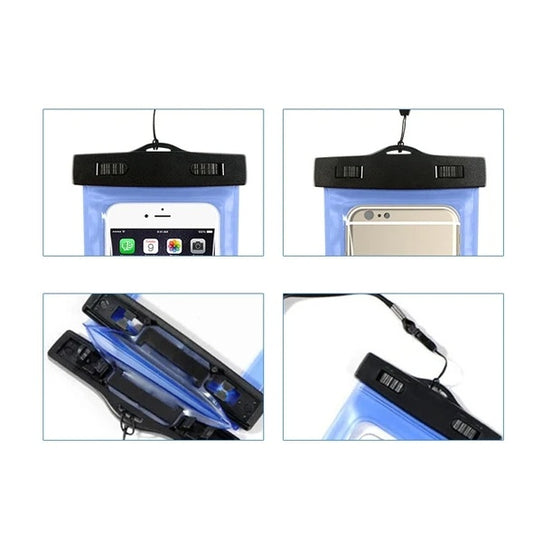 3 Pack Waterproof Cell Phone Pouch Dry Bag Germ Free Case Cover