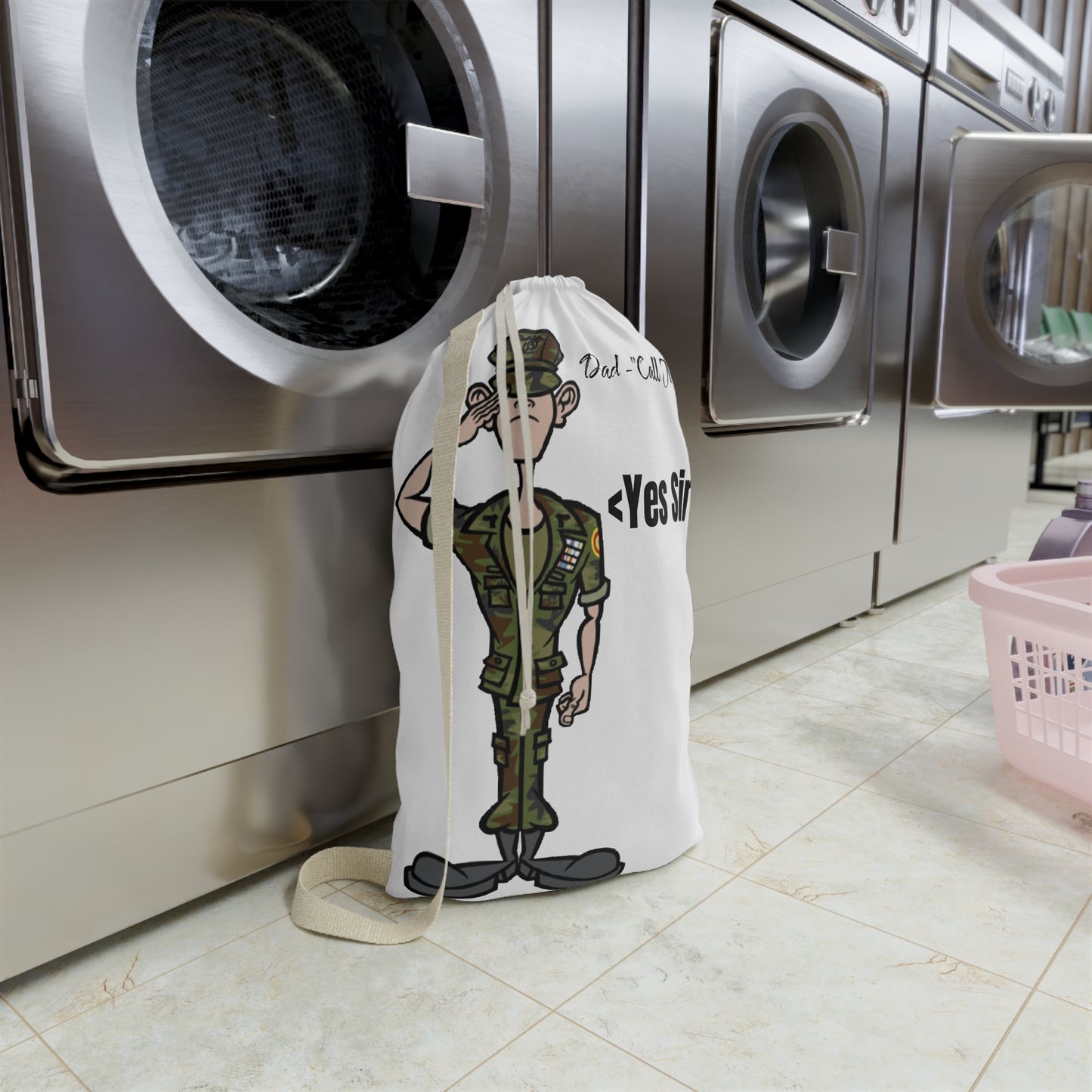 Military-Themed Laundry Bag