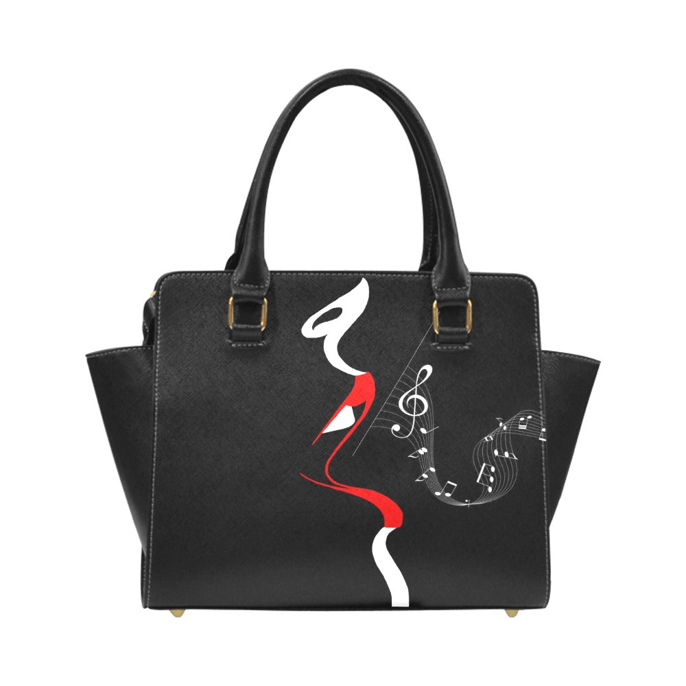 Ruby Lips Shoulder Handbag
