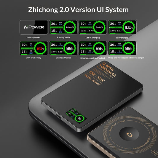 Q.MAG Ultra-thin Magnetic Power Bank
