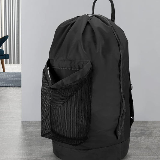 Oxford Cloth Drawstring Large Laundry Carrier
