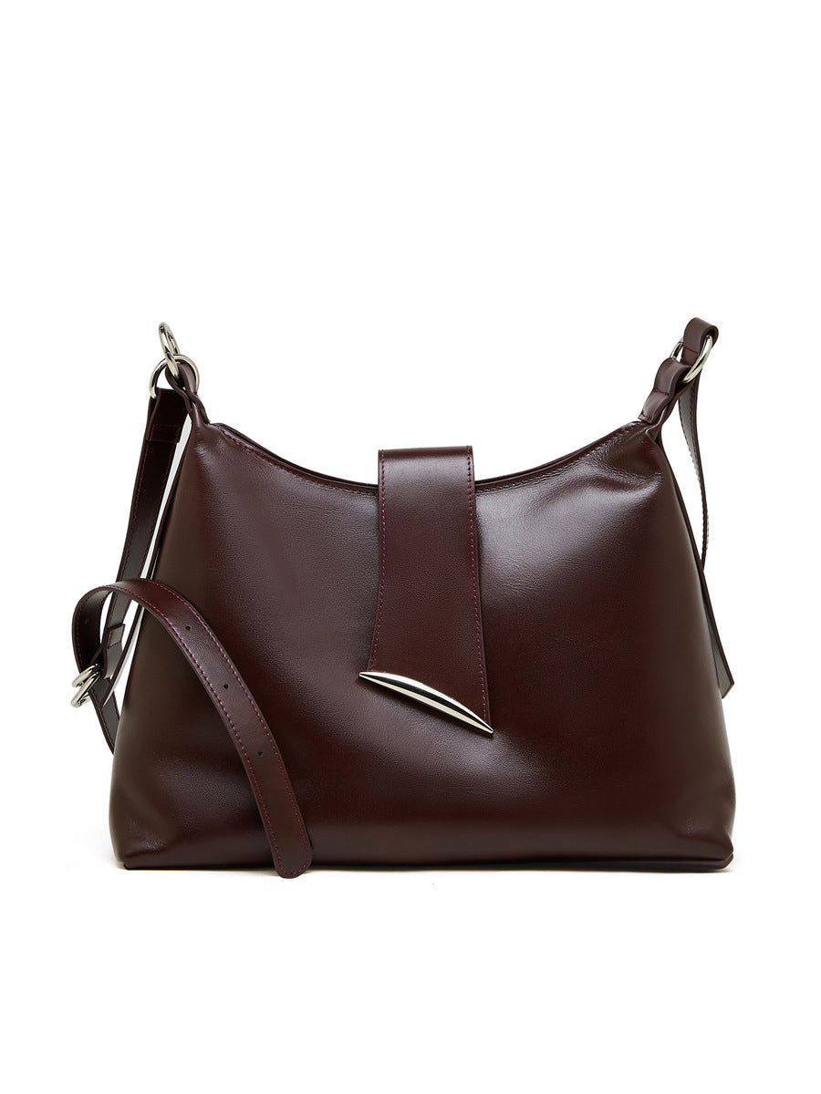 Dame des Sacs Exceptional Genuine Leather Crossbody Shoulder Bag