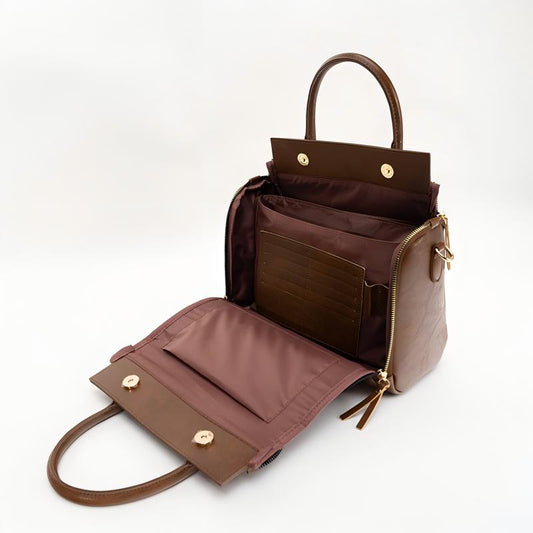 Multi-Purpose Large Leather Handbag