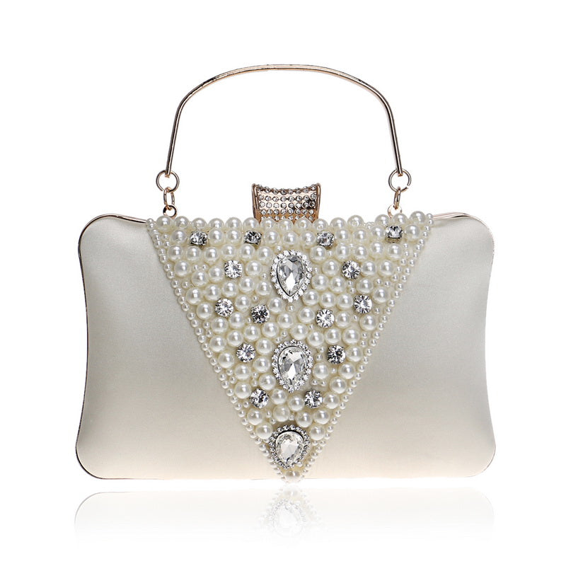 Pearl Embroidered Banquet Bag