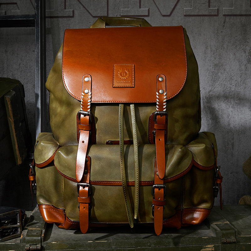 HANMIIS Travel ELITE Leather Backpack