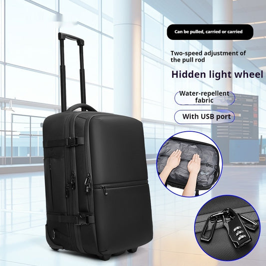 FINANCIAL DISTRICT Executive Travel Backpack on wheels