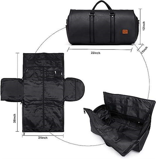 URBAN EXPLORER Travel Garment Bag 3-in-1 Backpack Foldable