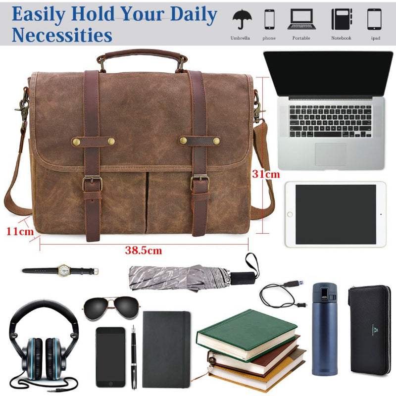 Canvas Mallette Waterproof Bag