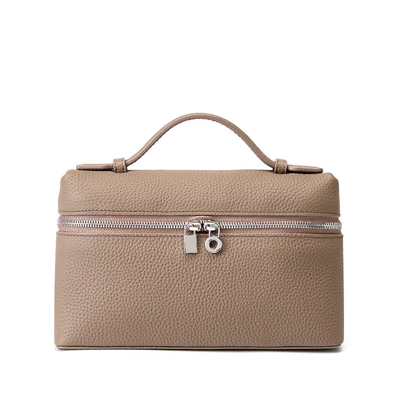 Exceptional Women's First Layer Cowhide Portable Box Hand Bag