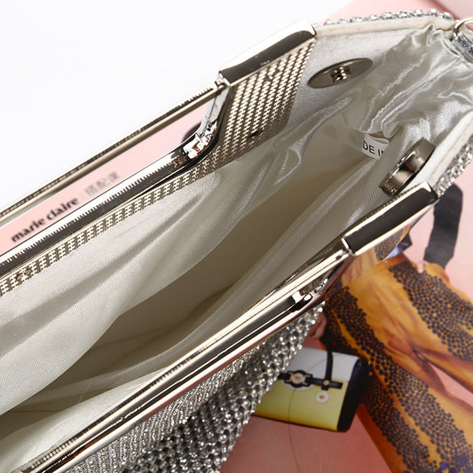 Diamond-Encrusted Handmade Ladies Evening Bag