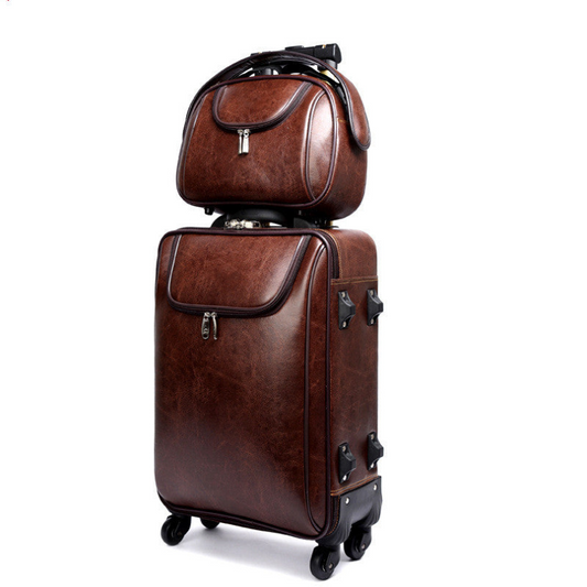 MIDVALE AVENUE 20" PRO Men's Business Suitcase Trolley Case Sub Universal Wheels