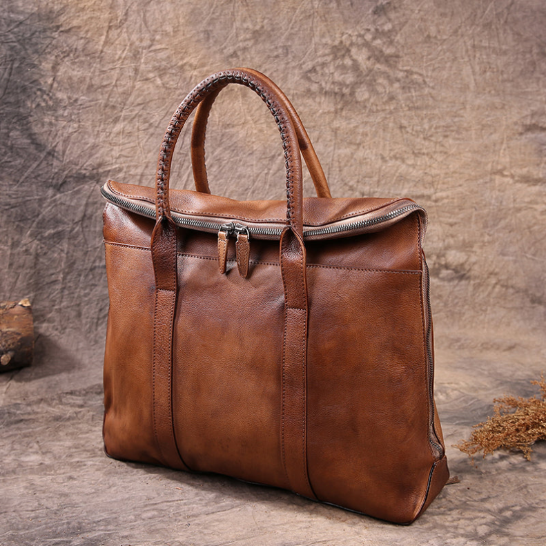 ORIANNA GENUINE LEATHER Business Shoulder Handbag