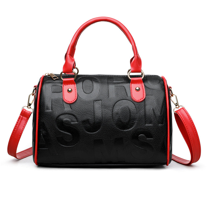 Monogram ICONIC Barrel Large-capacity Hand Bag