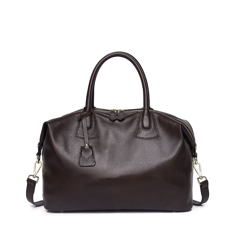Love & Happiness Genuine Leather Tote Bag