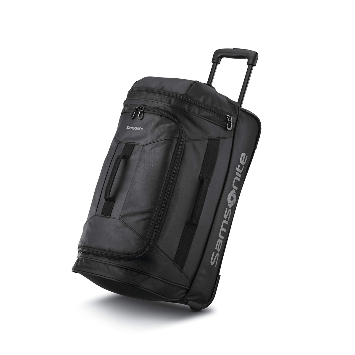 SAMSONITE ANDANTE 2 Wheeled Rolling Duffel Bag All Black 22-Inch