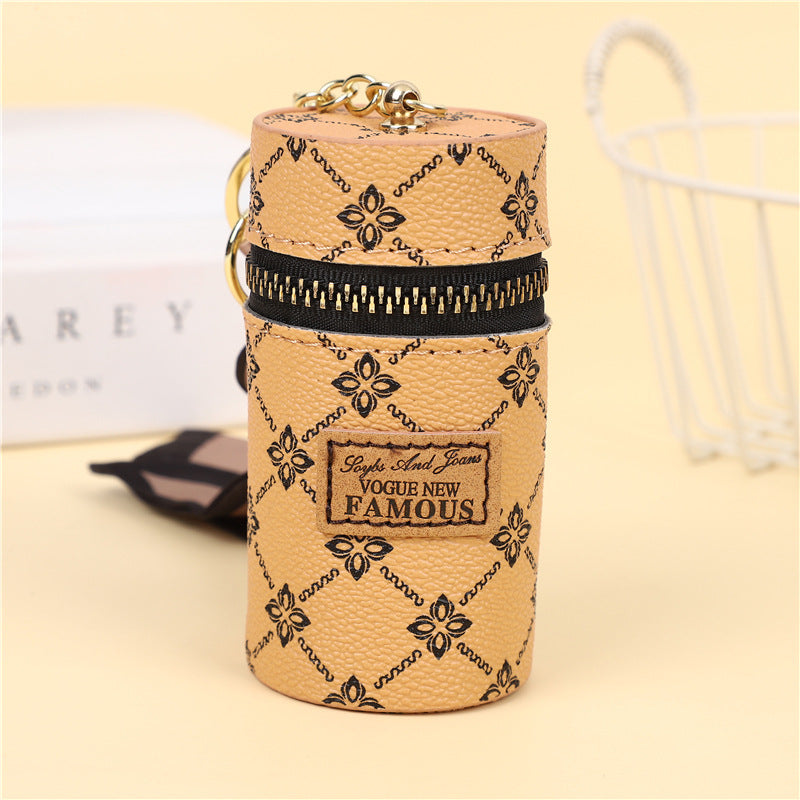 Designer Mini Lipstick Key Chain Bag