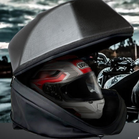LED Motorcycle Backpack with Light Up Eyes Hard Shell