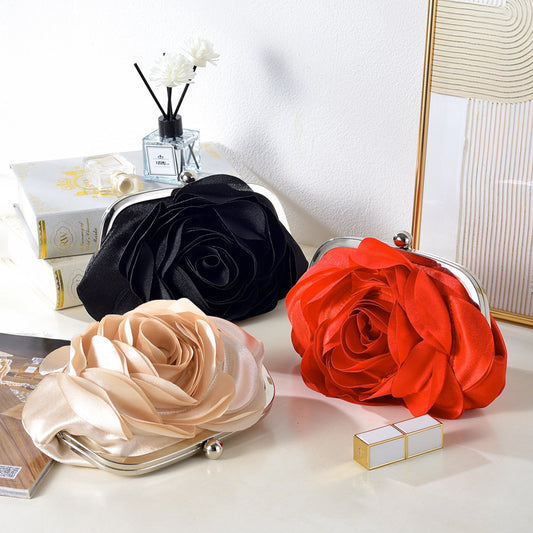 Valentine Rose Evening Clutch