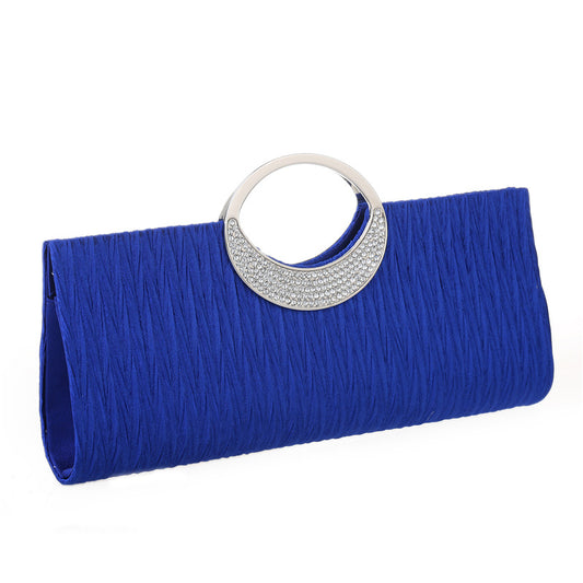 Pleated Diamond Dinner Bag