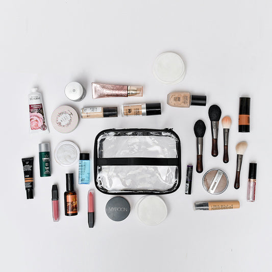 Clear Toiletry Bag Waterproof Transparent Storage, TSA Approved