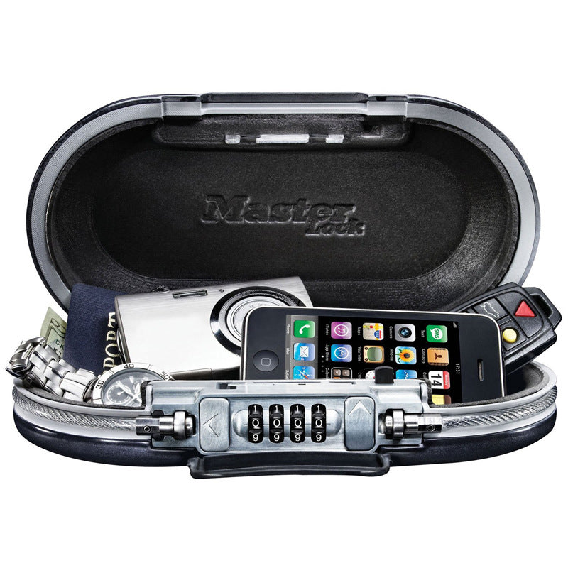 Master Lock Safe Space Mini Portable Password Lock Safe