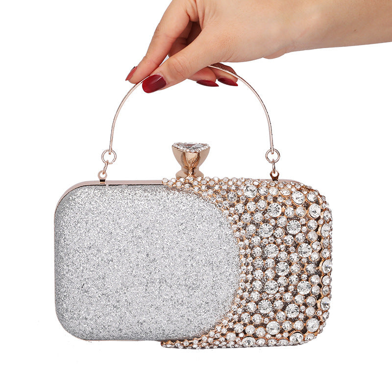 Diamond Inlaid Evening Bag