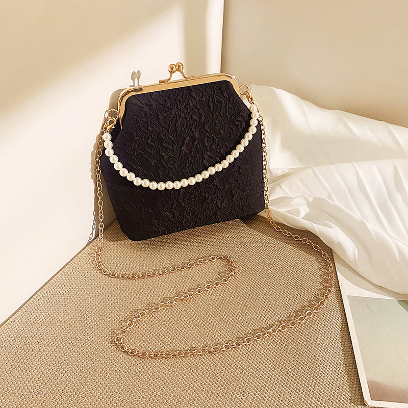 Pearl Crossbody Evening Bag