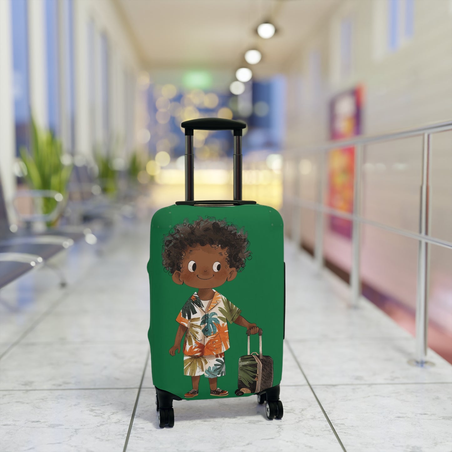 Tropical Luggage Cover