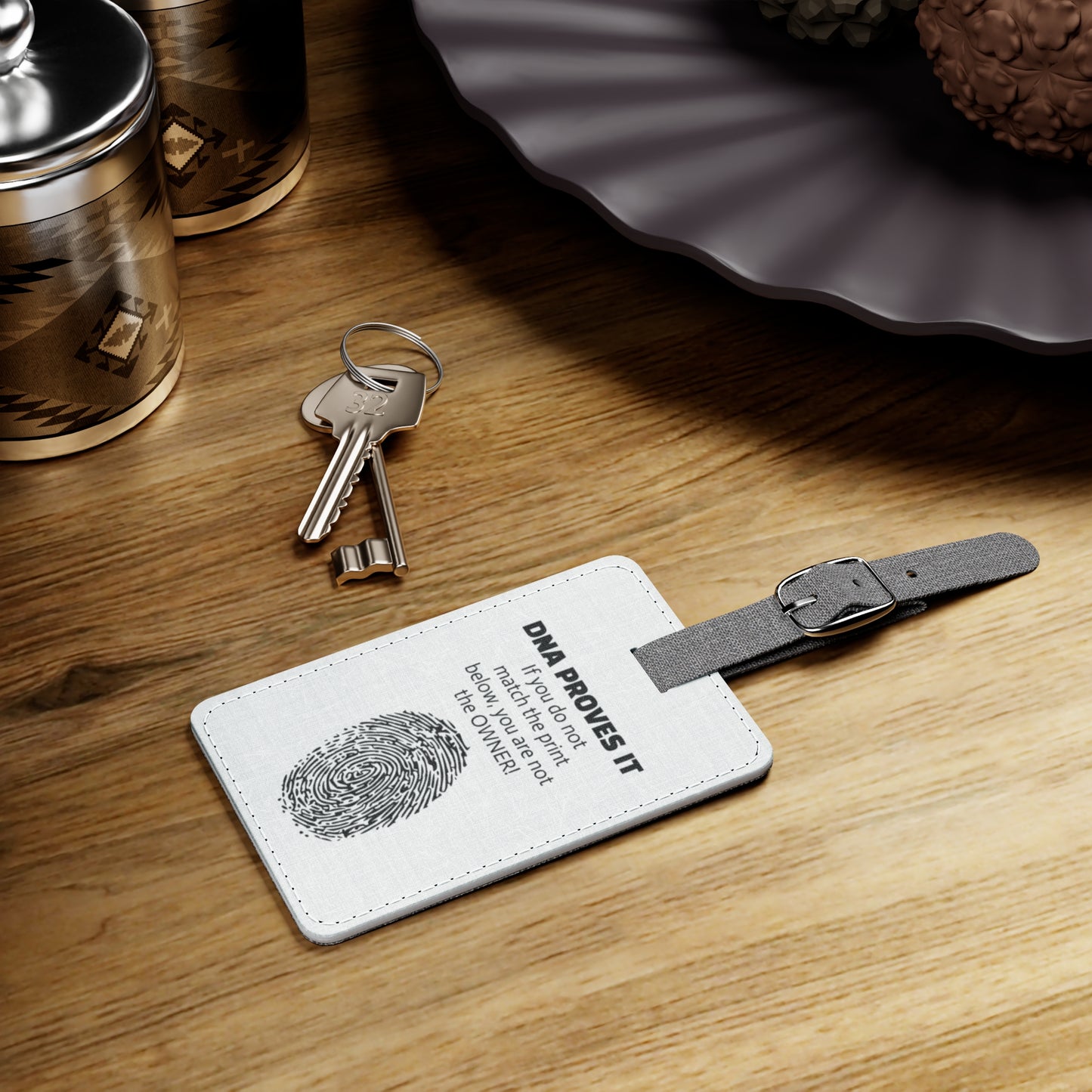 DNA Proves It Luggage Tag